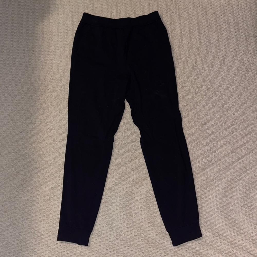 Black lululemon city sweat joggers